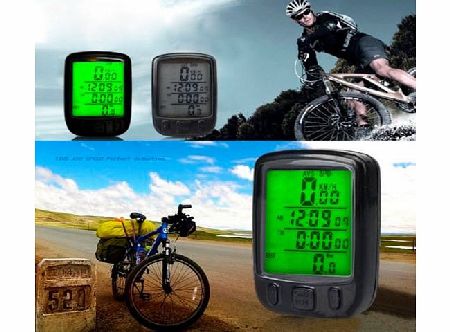Digtal Speedometer Odometer LCD Waterproof Bike Bicycle Cycling Computer Speedo