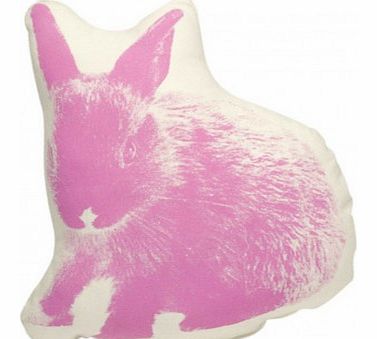 Areaware Baby Rabbit Cushion Pink `One size