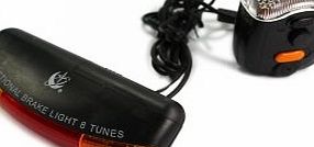 ARETAIL Bicycle Turn Signal Brake LED Light with Horn