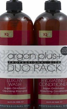 Argan Plus   Luxury Wash Shampoo 789ml and Hydrating Conditioner 765ml Duo Pack