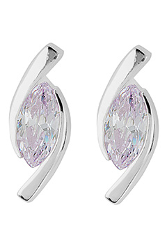 Argent Silver and Cubic Zirconia Earrings