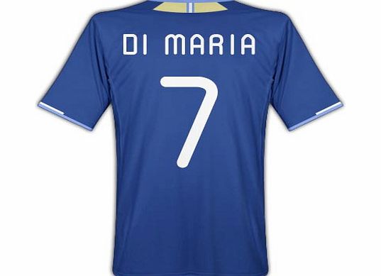 Argentina Adidas 2011-12 Argentina Away Shirt (Di Maria 7)