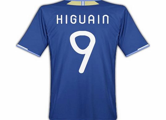 Argentina Adidas 2011-12 Argentina Away Shirt (Higuain 9)