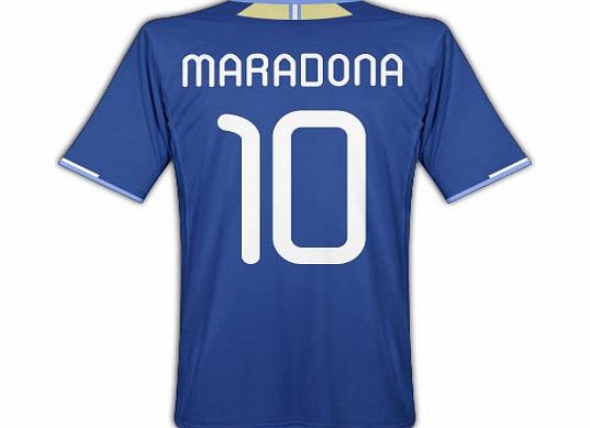 Adidas 2011-12 Argentina Away Shirt (Maradona 10)