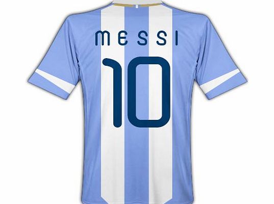 Argentina Adidas 2011-12 Argentina Home Shirt (Messi 10)