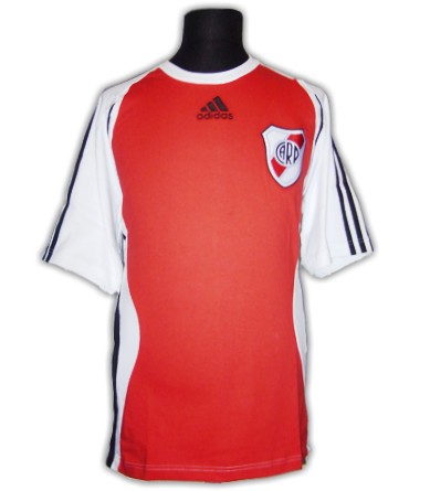 Argentinian teams Adidas River Plate Cotton Training Jersey 06/07