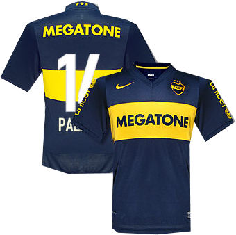 Nike 09-10 Boca Juniors home (Palacio 14)