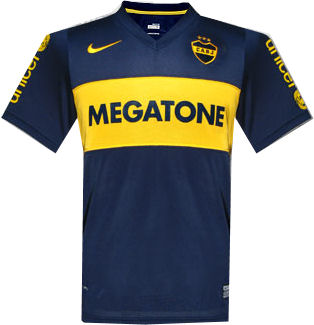Nike 09-10 Boca Juniors home (Unicef)