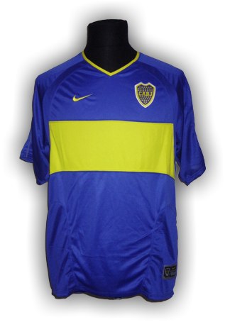 Argentinian teams Nike Boca Juniors Dri-Fit training (no sponsor) 05/06