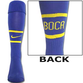 Argentinian teams Nike Boca Juniors home socks 05/06