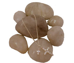 Argento 2 cross diamante necklace