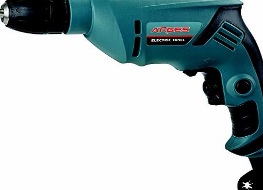 ARGES 400w mains corded Drill, 10mm Chuck size with ergonomic soft grip handle for increased comfort while you drill.