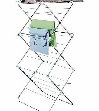 Argos 20m 3 Tier Flat Dry Easy Load Indoor Clothes Airer