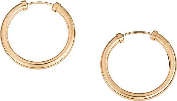 Argos 9ct Gold Capped Hoop Earrings