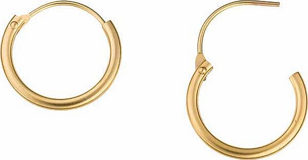 Argos 9ct Gold Hinged Hoop Earrings