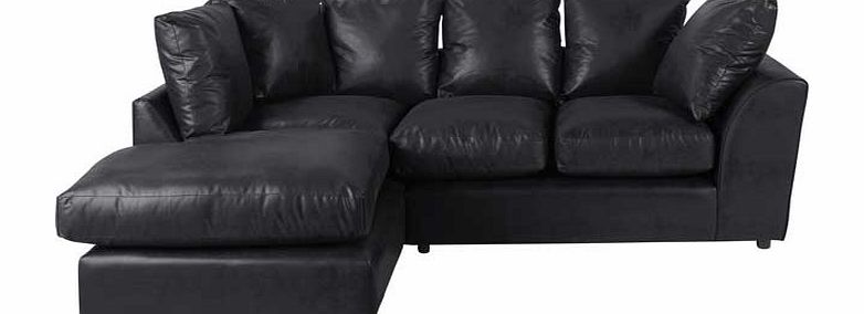 Argos Alfie Left Hand Corner Sofa Group - Black