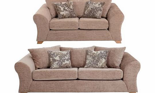Argos Clara Large and Regular Sofa - Mink