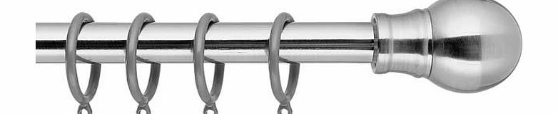 Argos Extendable Metal Ball Curtain Pole Set -