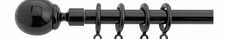 Argos Extendable Metal Ball Large Curtain Pole Set -