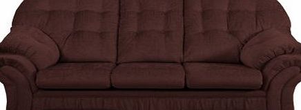 Argos Hartlebury Large Fabric Sofa - Chocolate
