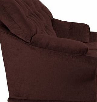 Argos Hartlebury Regular Fabric Sofa - Chocolate