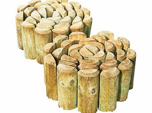 Argos Log Roll Edging - Pack of 2