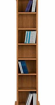 Argos Maine DVD and CD Media Storage Tower - Oak Effect
