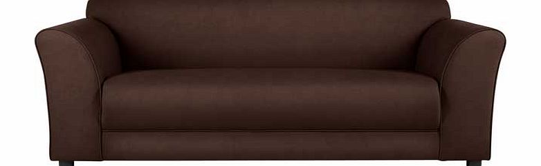 Argos Sage Large Fabric Sofa - Chocolate