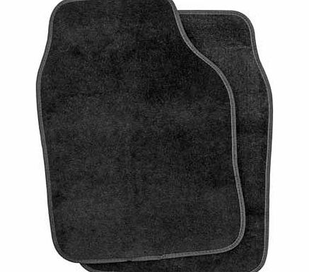 Argos Set of 2 Front Carpet Car Mats - Black