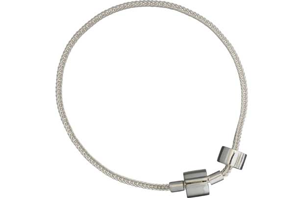 Argos Sterling Silver Carrier Stopper Bracelet