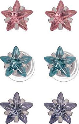 Argos Sterling Silver Cubic Zirconia Star Stud