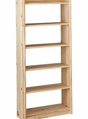 Unfinished 6 Shelf Storage Unit - Solid Pine