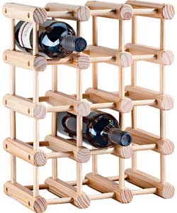 Argos Value Range 12 Bottle Wooden Wine Rack