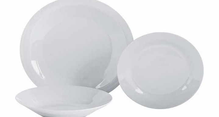 Argos Value Range 12 Piece Porcelain Dinner Set