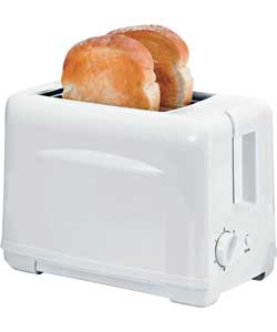 2 Slice Toaster-White