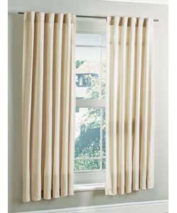argos Value Range 66 x 90 Calico Slot Top Curtain
