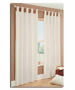 Calico Tab Top Curtains - 90 x