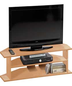 Argos Value Range Large Corner TV Unit - Beech