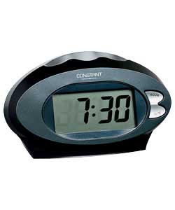 LCD Alarm Clock - Black