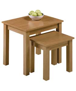 Value Range Oak Effect Nest of Tables