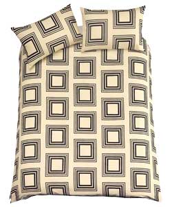 Argos Value Range Squares Duvet Cover Set - Single