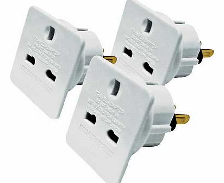 Argos Value Range USA Travel Plug Triple Pack