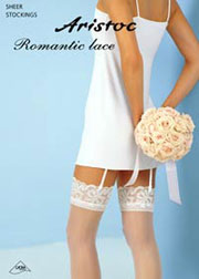 Aristoc Romantic lace top stockings