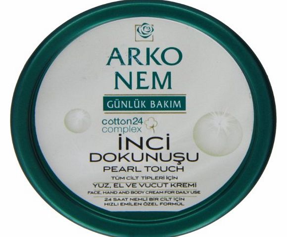 Arko 100ml Nem Pearl Touch Face/ Hand and Body Cream for Daily Use