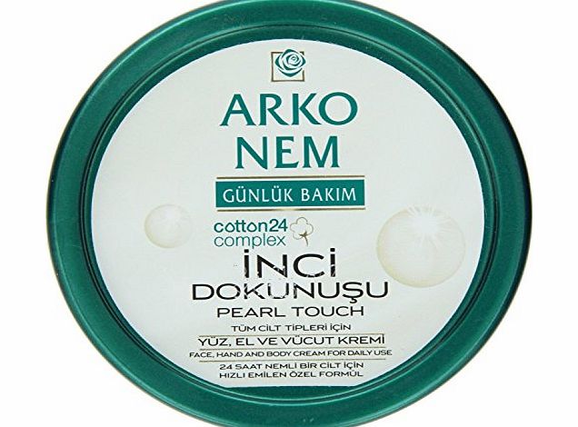 Arko 300ml Nem pearl Touch Face/ Hand and Body Cream for Daily Use
