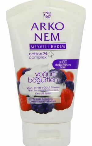 75ml Nem Yoghurt and Blackberry Cream Face/ Hand and Body Cream