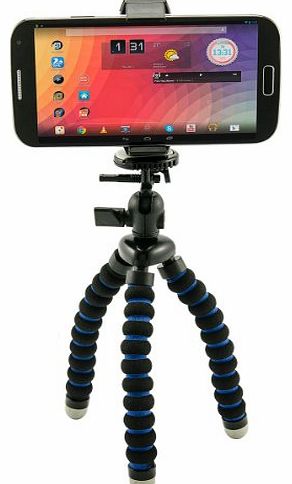 Arkon MG2TRI Flexible Tripod Mount Mobile Grip 2 Holder for all iOS, Android, and Windows Smartphones