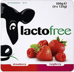 Arla Lactofree Strawberry and Raspberry Yogurt