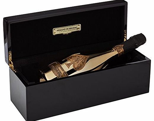 Gold Champagne in Black Presentation Box 75 cl