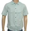 Armani Aquamarine Short Sleeve Shirt